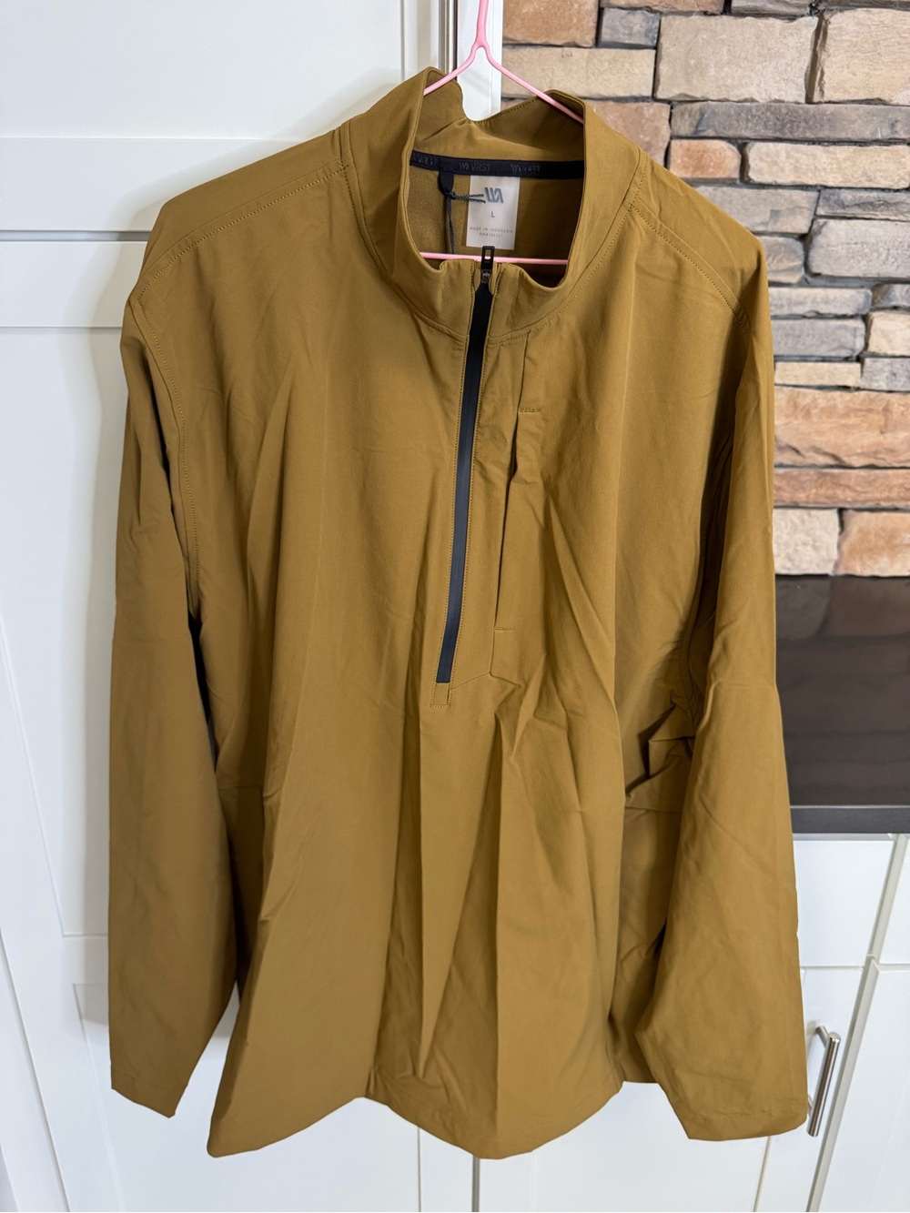VRST men's quarter zip pullover jacket
